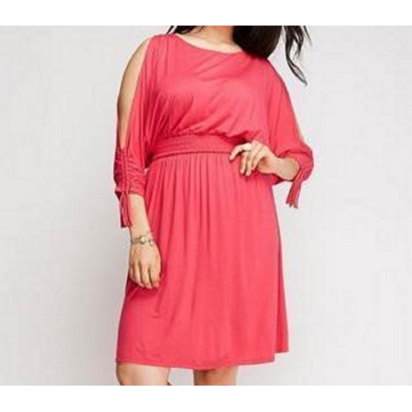 Flash Sale Cold Shoulder Dress 14/16 &  22/24 - Picture 4 of 7